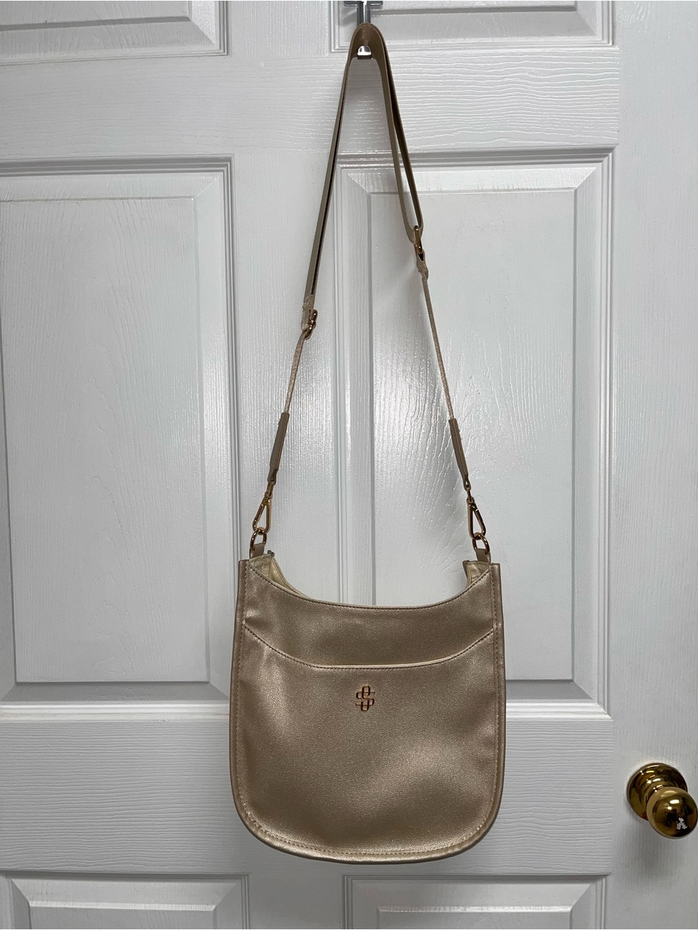 Simply Southern Gold Crossbody Bag with 2 Straps